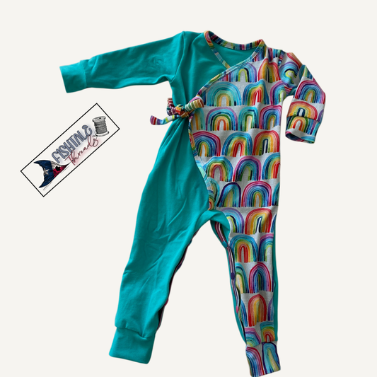 Rainbow Dreams Romper 12M