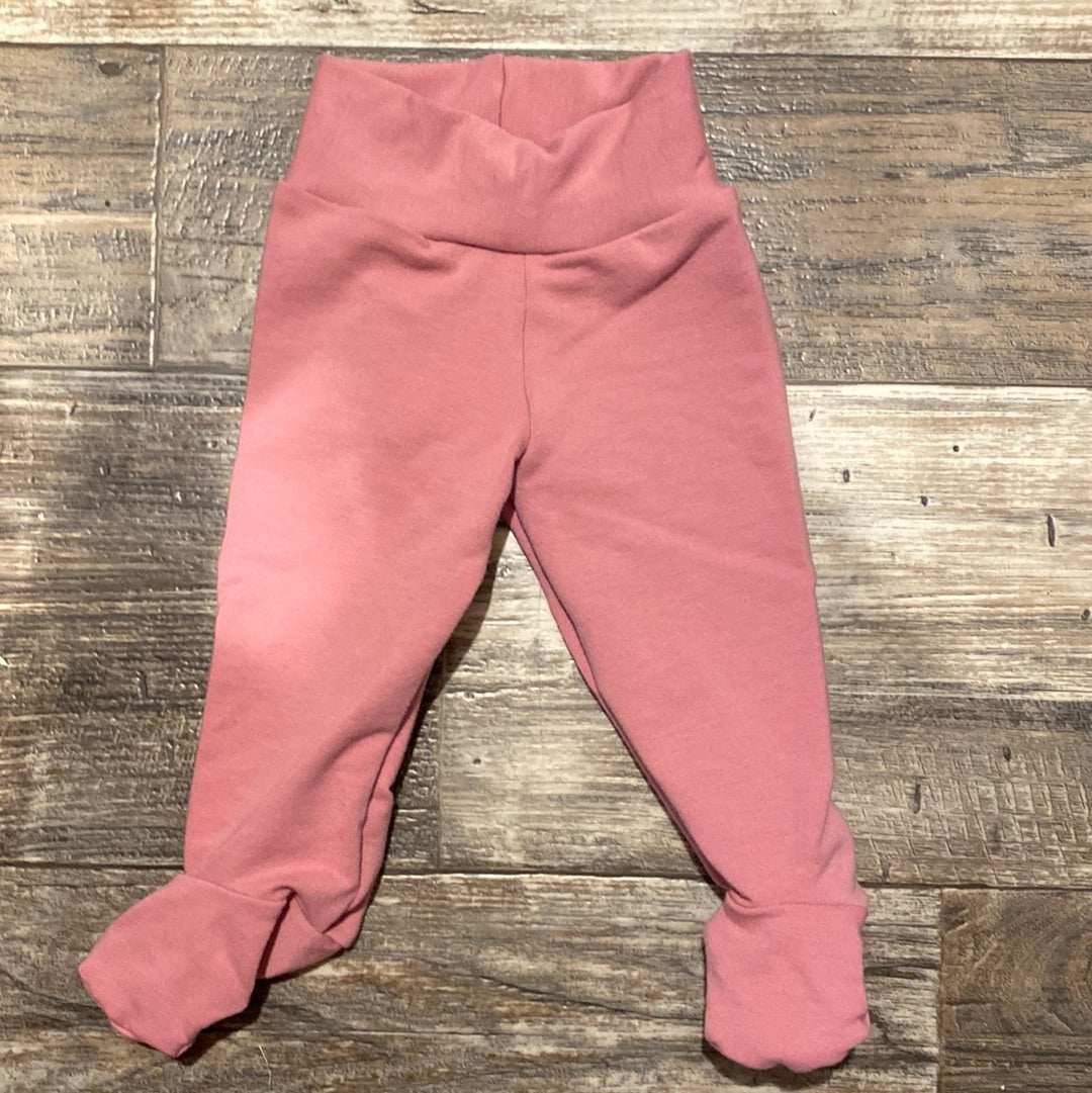 Pink Baby Bear Footies (6M)