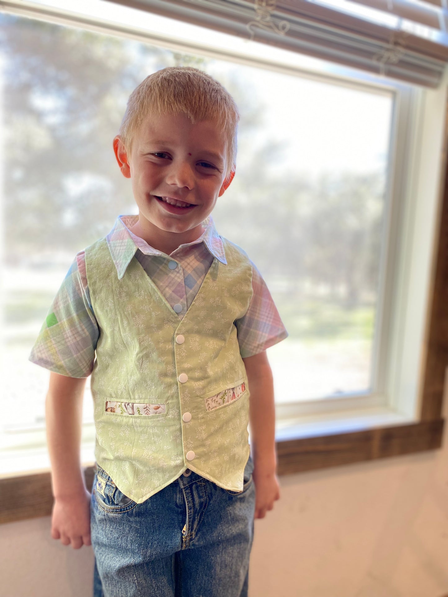 Easter/Vintage Cars Jett Vest (4T and 6Y)