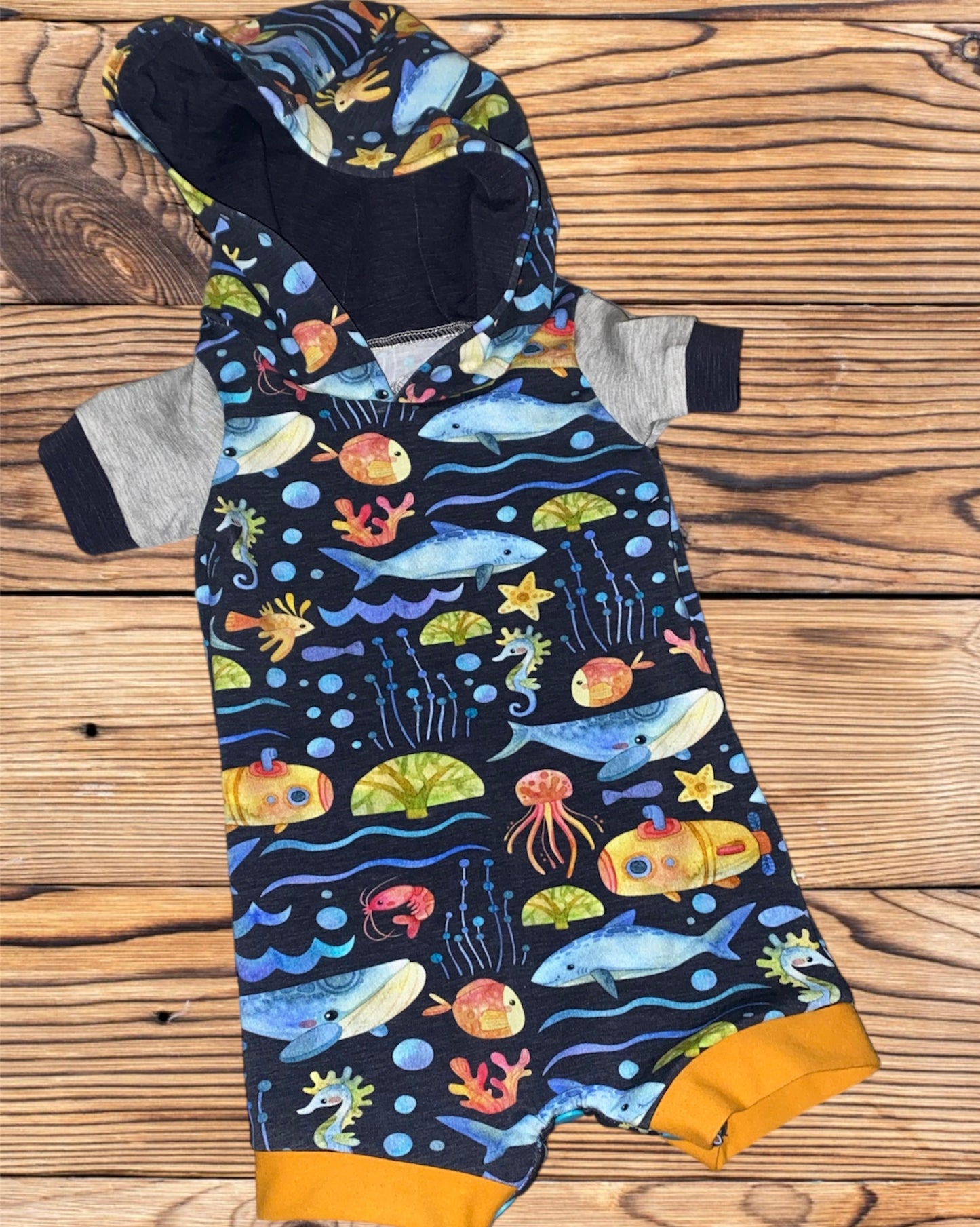 Happy Ocean Romper 6M