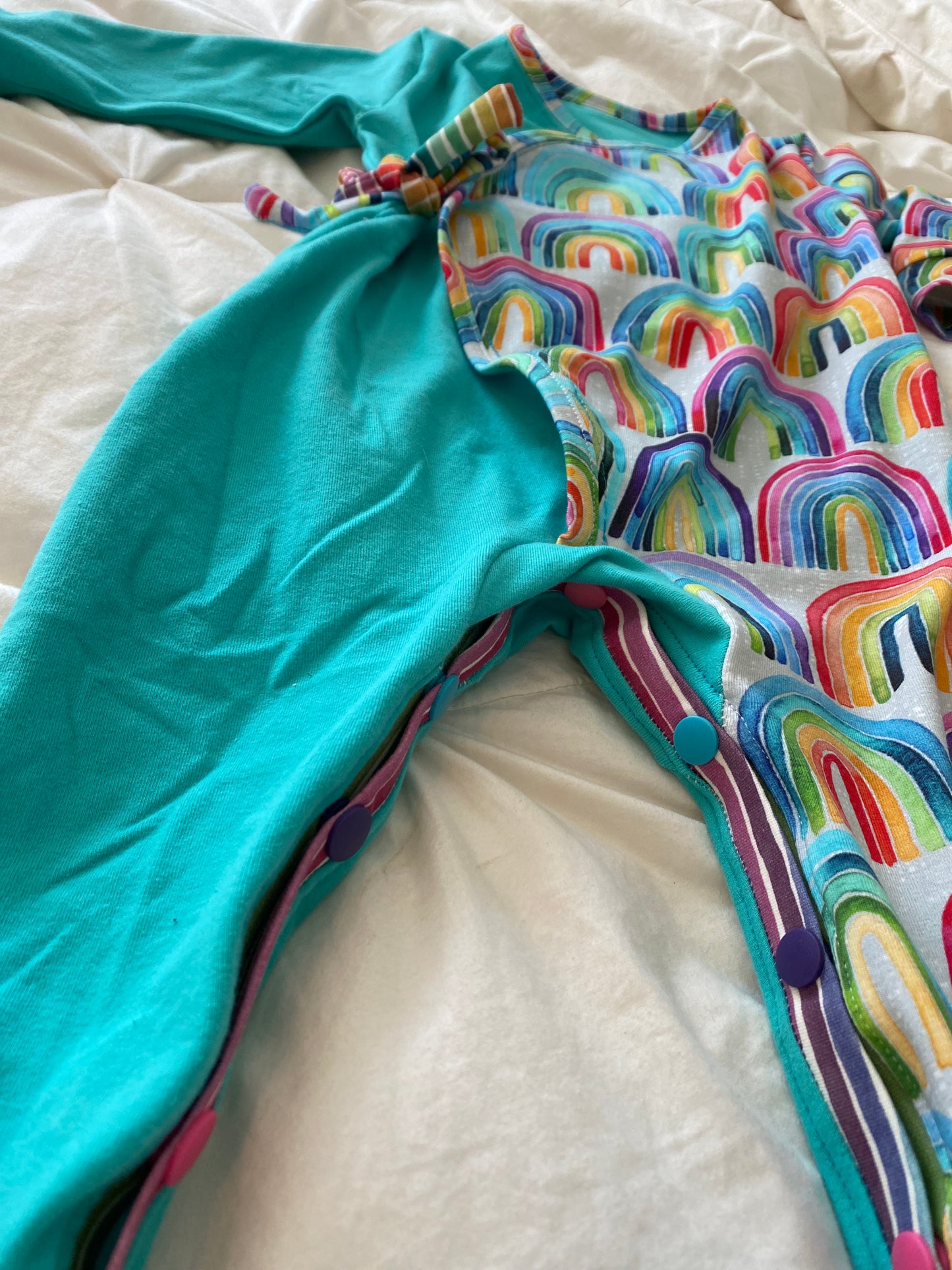 Rainbow Dreams Romper 12M