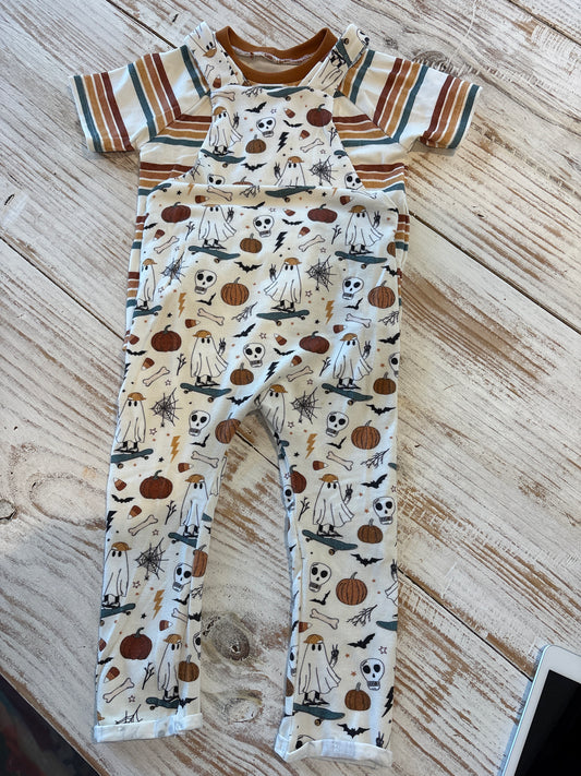 Halloween Overalls 2T