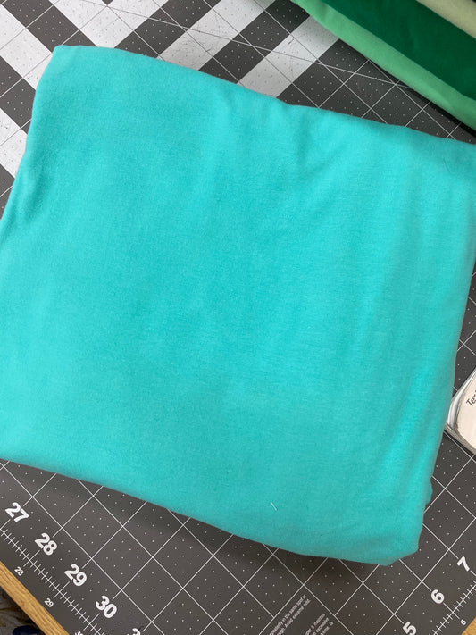 Blue/Green Solids - Cotton Spandex