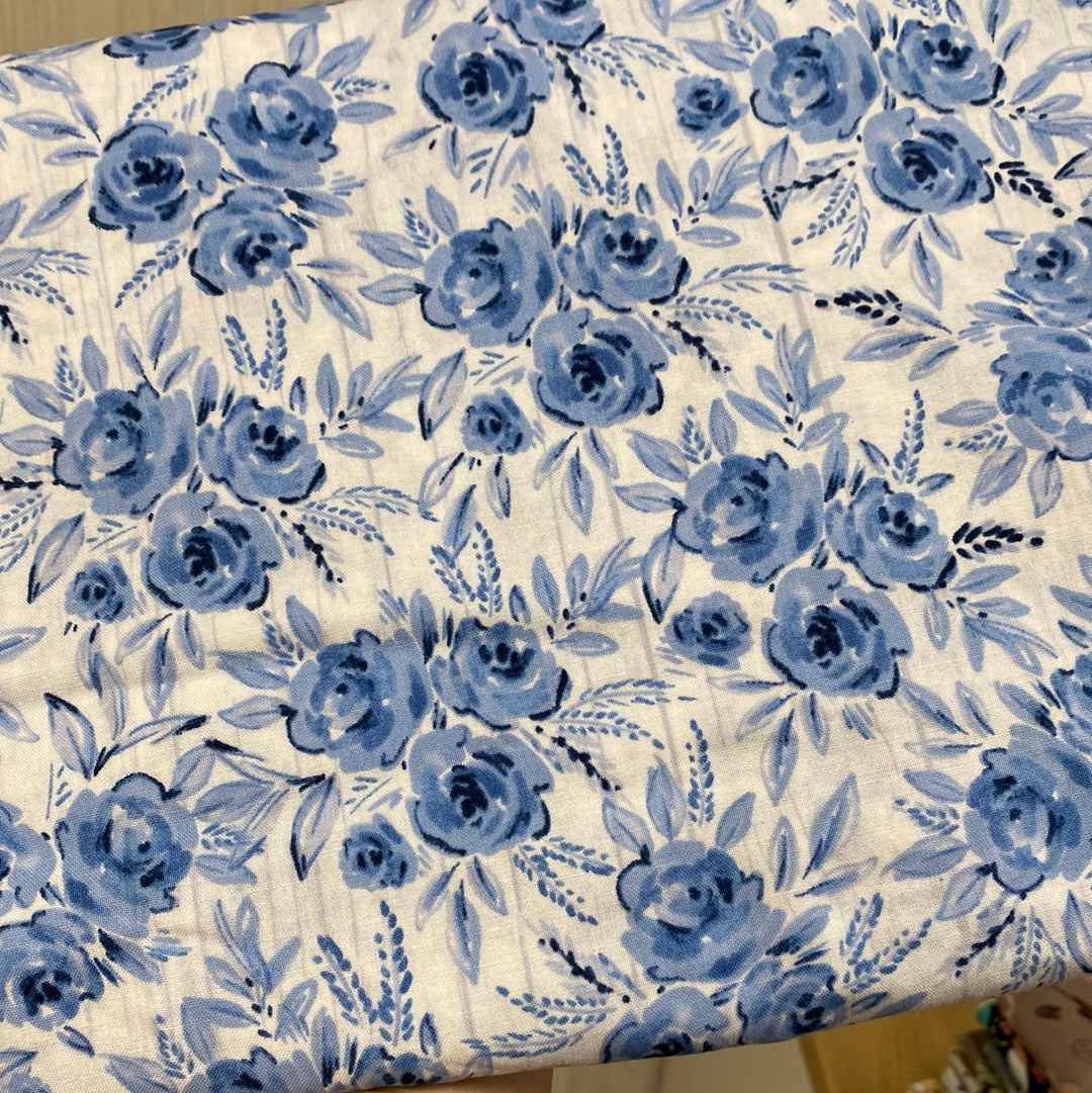 Blue Country Floral